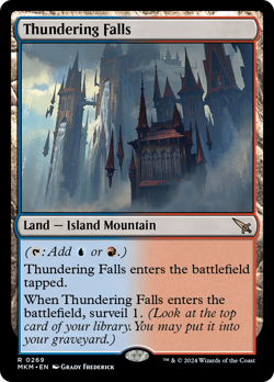 Thundering Falls (REGULAR) x1 - MTG Murders at Karlov Manor MKM #269 - Image 1