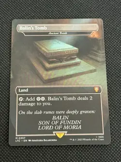 Magic the Gathering Balin’s Tomb Ancient Tomb LOTR pack Fresh Never Played - Image 1