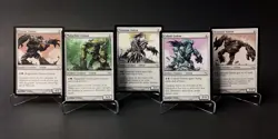 MTG Golem (5) Lot - Malachite, Titanium, Cobalt, Hematite, Pewter Morridin LP - Image 1