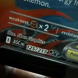 Pokemon Mega Gengar ex 125/217 Holofoil ME: Ascended Heroes NM/MT - Image 2