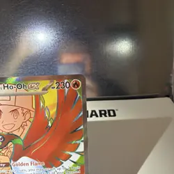Pokemon Card Ethan's Ho-Oh Ex 209/182 Destined Rivals Full Art Holo Rare NM - Image 4