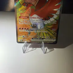 Pokemon Card Ethan's Ho-Oh Ex 209/182 Destined Rivals Full Art Holo Rare NM - Image 5