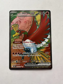 Ethan's Ho-Oh ex 209/182 Ultra Rare Destined Rivals Pokemon Holo Near Mint - Image 1
