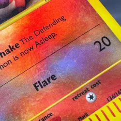LP Reverse Holo Vulpix 136/165 Common Expedition Base Set Pokemon Yuka Morii - Image 3