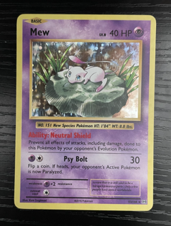 Mew 53/108 XY Evolutions Holo Rare Pokemon TCG - Image 1