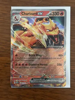 Pokemon Charizard EX Double Rare Holo 006/165 Sv: Scarlet & Violet 151 330 HP - Image 1