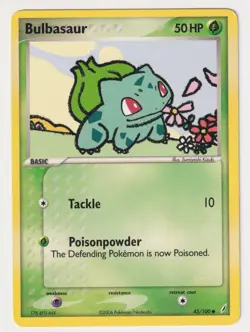 Bulbasaur 45/100 Crystal Guardians Pokemon TCG 2006 LP - Image 1
