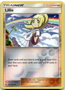 Pokemon Lillie Ultra Prism SM05 #125/156 Uncommon Reverse Holo LP SET FILL! - Image 1