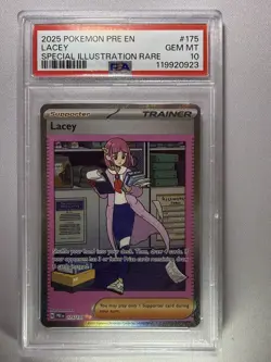 Lacey 175/131 PSA 10 Pokemon Prismatic Evolutions Special Illustration Rare - Image 1