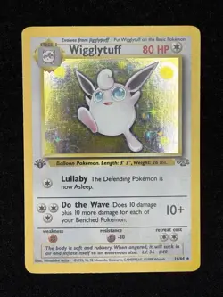 Pokemon Wigglytuff 16/64 Jungle 1st Edition - Image 1