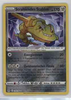 Radiant Steelix German Pokemon Sword & Shield Lost Origin #124 - Image 1