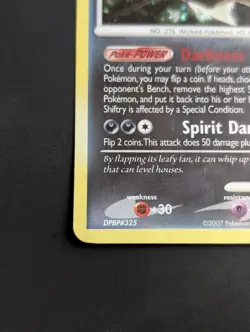 Shiftry - Pokemon Diamond And Pearl 14/130 Holo Rare - LP - Image 5