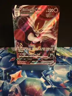 Cinderace VMAX 036/192 Swsh02: Rebel Clash Holo - Near Mint - Pokemon TCG - Image 1