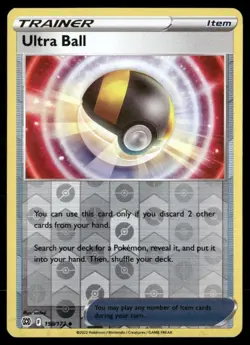 Ultra Ball 150/172 Brilliant Stars Trainer Holo Pokemon TCG - Image 1