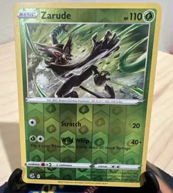 Pokemon TCG Zarude Fusion Strike 027/264 Reverse Holo Uncommon NM/MT - Image 1