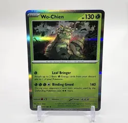 Pokemon TCG Paradox Rift Wo-Chien Holo Rare 18/182 - Image 1