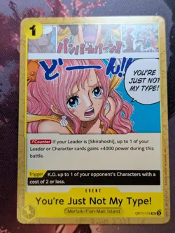 You're Just Not My Type! OP11-115 - A Fist of Divine Speed - ONE PIECE Card - Image 1