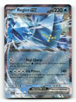 Regice ex 048/217 - ME: Ascended Heroes - Pokemon Card NM/M - Image 1