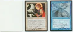 SIGNED MTG Kaja Artist Proof _10x FRENCH ICE AGE - Hydro/Pyroblast, STP, S Link - Image 2