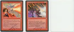 SIGNED MTG Kaja Artist Proof _10x FRENCH ICE AGE - Hydro/Pyroblast, STP, S Link - Image 5