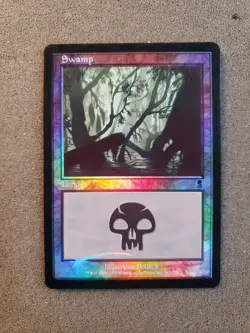 Swamp FOIL Odyssey NM Basic Land MAGIC THE GATHERING MTG CARD.... ... (DS3D1P6) - Image 5
