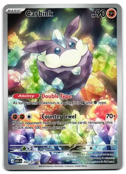 Carbink 242/217 - 🌊 Ascended Heroes Illustration Rare Pokemon TCG 🖤 - LP - Image 1