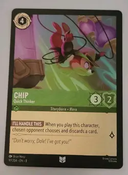 Disney Lorcana TCG - Reign Of Jafar: Chip (097/204) - Uncommon Foil - Near Mint - Image 1