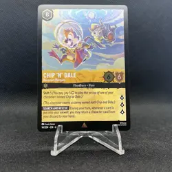 Chip 'n' Dale Recovery Rangers Disney Lorcana Azurite Sea EN6 Cold Foil 14/204 - Image 2