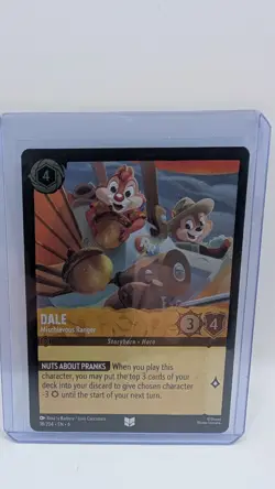 Dale - Mischievous Ranger [Foil] #18 Lorcana Azurite Sea - Image 1