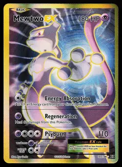 Mewtwo EX 103/108 Ultra Rare Evolutions Pokemon Card - Image 1