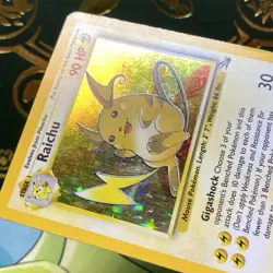 Pokemon TCG Raichu Fossil Holo Rare Card 14/62 Unlimited MP - Image 5