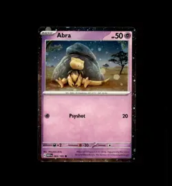 Abra 063/165 Holo Promo Miscellaneous Cards & Products Pokemon Near Mint - Image 1