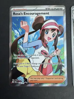 Pokemon TCG Cards Lot Of 2 - Rosa’s Encouragement & Spewpa Perfect Order SIR - Image 3