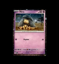 Abra 063/165 Holo Promo Miscellaneous Cards & Products Pokemon Near Mint - Image 1