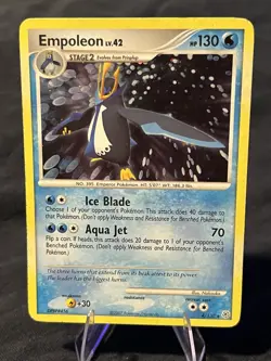 Empoleon Diamond and Pearl Holo Pokemon TCG Card 4/130 Rare HP - Image 1