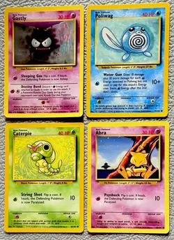 Pokemon TCG WOTC Base Set Card Lot x4 NM 💎 1999 Vintage Pokemon - Image 1