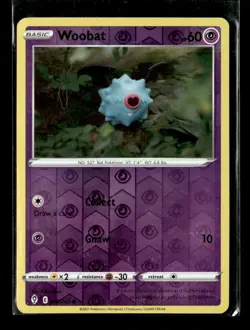 Pokemon Woobat 068/203 Evolving Skies Reverse Holo Common 5 Card Lot - Image 1