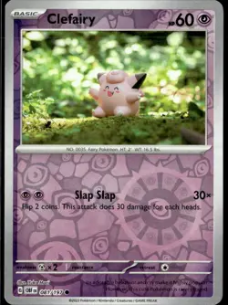 Pokemon Clefairy 081/197 Obsidian Flames Reverse Holo Common 5 Card Lot - Image 1