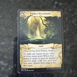 MTG Primal Amulet Primal Wellspring Ixalan Card 243/279 Regular Rare NM - Image 2