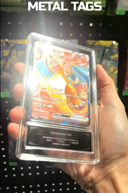 2025 Pokemon Cards CHN.Metal Tags Charizard EX 175/151 SR PCG 10 PRISTINE - Image 2