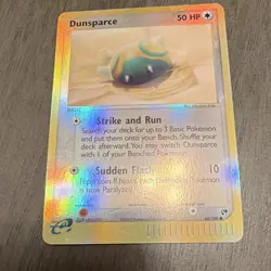 Pokemon Dunsparce 60/100 EX Sandstorm Holo Basic 50 HP English 2003 Card - Image 1