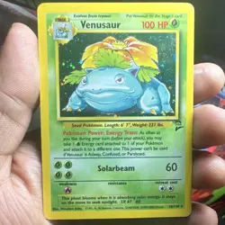 The Pokemon Company Pokemon Card Venusaur 015/102 Base Set Holo Rare 100 HP - Image 1