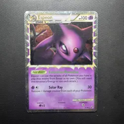 Espeon 81/90 Prime Heartgold Soulsilver Undaunted Ultra Rare Pokemon Card HP+ - Image 1