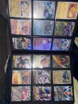 Pokemon TCG Mixed Card Lot Pikachu Charizard Squirtle Holo Foil Binder Included - Image 2