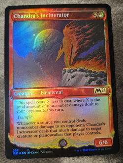 MTG Chandra's Incinerator (Showcase) Core Set 2021 Foil - Image 1