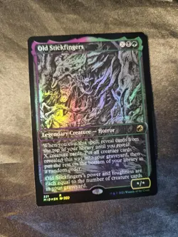 MTG Old Stickfingers (Showcase) Innistrad: Midnight Hunt Foil - Image 1