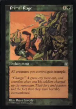 Primal Rage - Stronghold: #112, Magic: The Gathering Nm R109 - Image 1