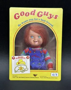 MTG Chucky Kardur Doomscourge M Secret Lair x Chucky #1807 - Image 2