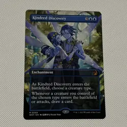 Kindred Discovery NM Unplayed Anime Borderless Wilds of Eldraine MTG Non Foil - Image 1
