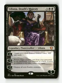Liliana, Death's Majesty - #121 - Non Foil - MTG - Near Mint - Image 1